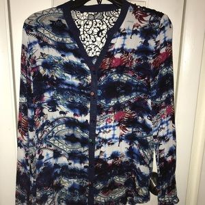 DESIGUAL WOMENS BLOUSE ARACA SIZE M